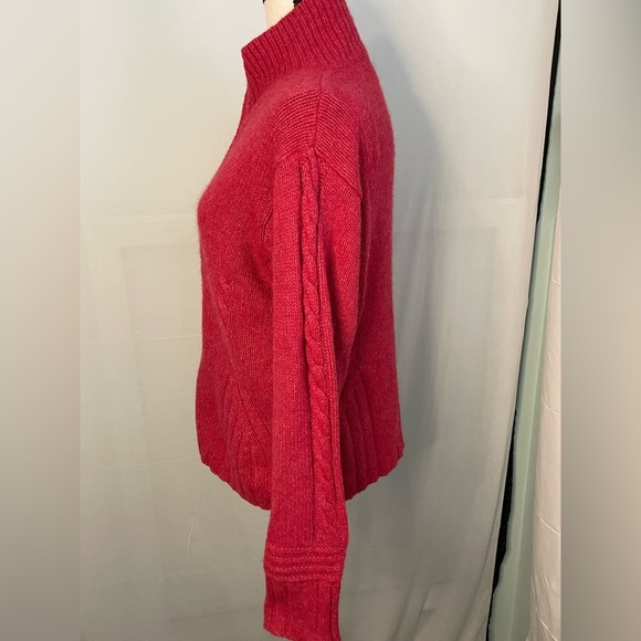 Icelandic designs red Cable Knit Sweater size medium‎ - Picture 5 of 10